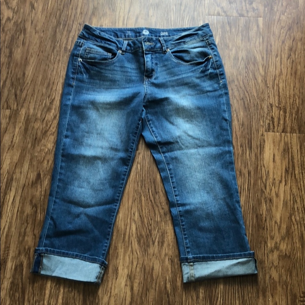 Denim capris
